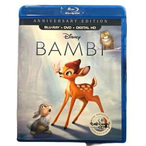 Bambi Blu-ray + DVD Anniversary Edition (No Code) Disney signature Collection